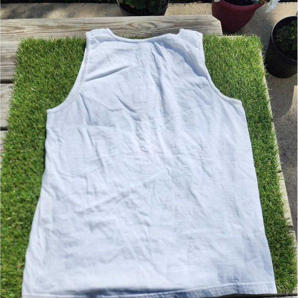 Delta Zeta AC/DZ 2018 Bid Day Tour  Sleeveless Tank Top T-shirt Size M White - Picture 8 of 8